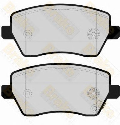 BRAKE ENGINEERING pa1679 -  Комплект тормозных колодок, дисковый тормоз